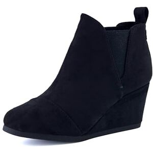 dunes Women's Zoey Wedge Bootie +Wide Width Available, Black, 7 UK dunes Women's Zoey Wedge Bootie +Wide Width Available, Black, 7 UK