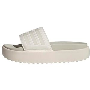 adidas Women's Adilette Platform Slides, chalk white/chalk white/orbit grey, 7 UK adidas Women's Adilette Platform Slides, chalk white/chalk white/orbit grey, 7 UK
