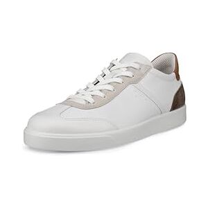ECCO Men's Street Lite Vintage Sneaker, White/Gravel/Cashmere, 11-11.5 ECCO Men's Street Lite Vintage Sneaker, White/Gravel/Cashmere, 11-11.5