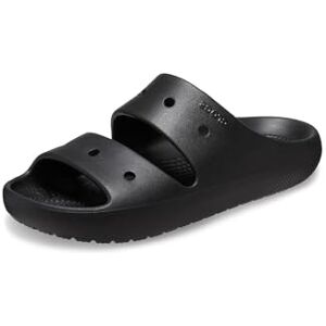Crocs Mens, Classic Sandal v2, Black, 12 UK Men Crocs Mens, Classic Sandal v2, Black, 12 UK Men