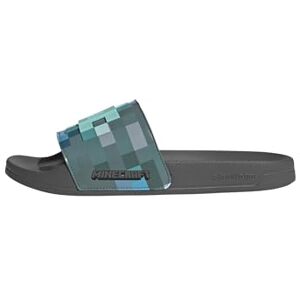 adidas Unisex Adilette Shower Minecraft Slides Shoes, Grey Four/Grey Four/Grey Four, 12 UK adidas Unisex Adilette Shower Minecraft Slides Shoes, Grey Four/Grey Four/Grey Four, 12 UK