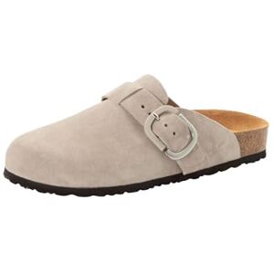 Tamaris Women's footbed mule leather flat gray 6.5 UK Tamaris Women's footbed mule leather flat gray 6.5 UK
