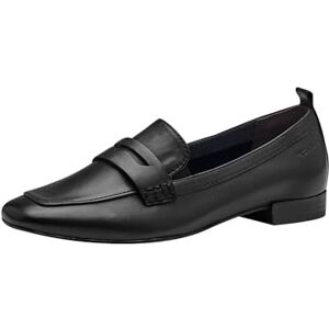 Tamaris Comfort Women’s Leather Slippers with Block Heel, Black, 10,5 UK Tamaris Comfort Women’s Leather Slippers with Block Heel, Black, 10,5 UK
