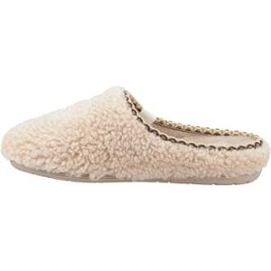 Hush Puppies Female Good Slipper Teddy Mule, Beige, 3 Hush Puppies Female Good Slipper Teddy Mule, Beige, 3