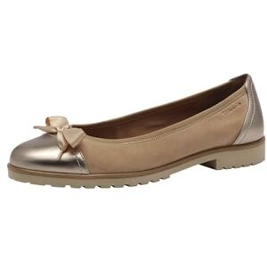 Tamaris Women's ballerina flat beige 4 UK Tamaris Women's ballerina flat beige 4 UK