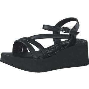 MARCO TOZZI Women's 2-28009-42 Heeled Sandal, Black, 7.5 MARCO TOZZI Women's 2-28009-42 Heeled Sandal, Black, 7.5