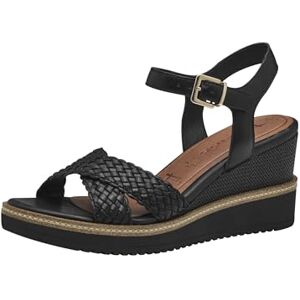 Tamaris Women's Damen 1-28351-44 Wedge Sandal, Black, 7.5 UK Tamaris Women's Damen 1-28351-44 Wedge Sandal, Black, 7.5 UK