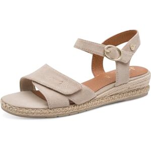 Jana Women's Wedge/Plat Sand MultiAdj+Vegan Wedge Sandals, Beige, 37 EU Jana Women's Wedge/Plat Sand MultiAdj+Vegan Wedge Sandals, Beige, 37 EU