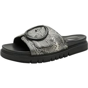 Tamaris Women's Comfort Mule Multiadjustable Platform, Black Snake, 8 UK Tamaris Women's Comfort Mule Multiadjustable Platform, Black Snake, 8 UK