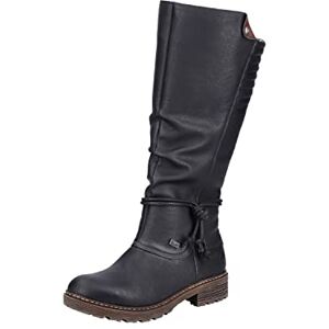 Rieker Women's Z4776 High Boots, Black, 6.5 Rieker Women's Z4776 High Boots, Black, 6.5