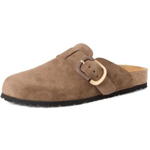 Tamaris Women's footbed mule leather flat brown 3.5 UK Tamaris Women's footbed mule leather flat brown 3.5 UK