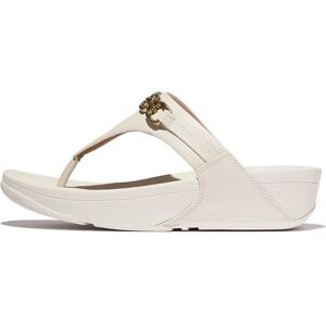 Fitflop LULU SQUARE-CHAIN LEATHER TOE-POST SANDALS Fitflop LULU SQUARE-CHAIN LEATHER TOE-POST SANDALS