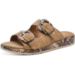 Tamaris Women's mule with wedge heel beige 4 UK Tamaris Women's mule with wedge heel beige 4 UK