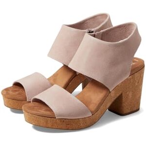 TOMS Women's Majorca Platform Heeled Sandal, Ballet Pink Suede, 3 UK TOMS Women's Majorca Platform Heeled Sandal, Ballet Pink Suede, 3 UK