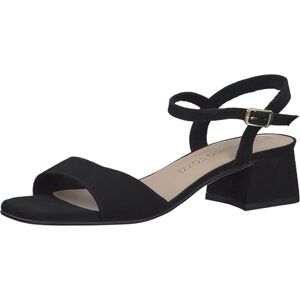 MARCO TOZZI Women's 2-28330-42 Heeled Sandal, Black, 4 MARCO TOZZI Women's 2-28330-42 Heeled Sandal, Black, 4