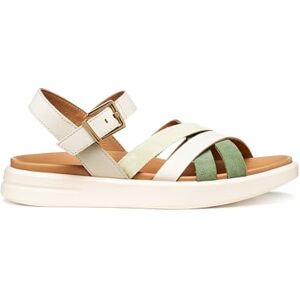 Geox Women's D XAND 2S B Wedge Sandal, LT Sand/Olive, 42 EU Geox Women's D XAND 2S B Wedge Sandal, LT Sand/Olive, 42 EU