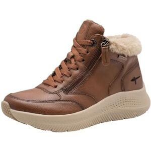 Tamaris Comfort Women’s High Sneakers with Zip Faux Fur, Cognac, 6,5 UK Tamaris Comfort Women’s High Sneakers with Zip Faux Fur, Cognac, 6,5 UK