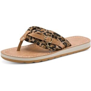 Tamaris Women's toe-post mule flat brown 6.5 UK Tamaris Women's toe-post mule flat brown 6.5 UK