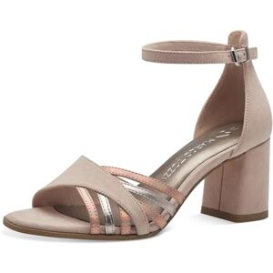 MARCO TOZZI Women's 2-28322-42 Heeled Sandal, Powder Comb, 7.5 MARCO TOZZI Women's 2-28322-42 Heeled Sandal, Powder Comb, 7.5
