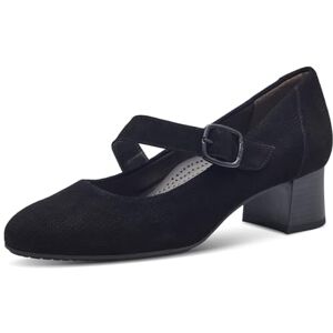 Tamaris Comfort Women’s Pumps with Strap Mary Jane Leather, Black, 6 UK Tamaris Comfort Women’s Pumps with Strap Mary Jane Leather, Black, 6 UK