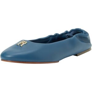 Tommy Hilfiger Women's Elegant Elevated Elastic Ballet Pumps, Blue (Fossil Blue), 7 Tommy Hilfiger Women's Elegant Elevated Elastic Ballet Pumps, Blue (Fossil Blue), 7