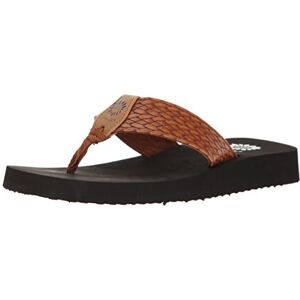 Yellow Box Women's Flax Wedge Sandal, Tan, 9.5 Yellow Box Women's Flax Wedge Sandal, Tan, 9.5