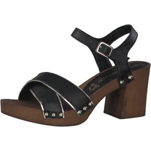 MARCO TOZZI Damen 2-2-28359-28 Sandalette, Heeled Sandal, BLACK NAPPA C., MARCO TOZZI Damen 2-2-28359-28 Sandalette, Heeled Sandal, BLACK NAPPA C.,