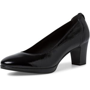 Tamaris Women's Classic Pumps, Women's Heel Shoes, Black (Black Patent), 6 UK Tamaris Women's Classic Pumps, Women's Heel Shoes, Black (Black Patent), 6 UK
