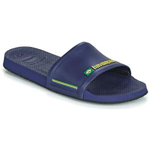 Havaianas Unisex Adult's Slide Brasil Flip-Flops, Blue, Navy Blue, 3/4 UK Havaianas Unisex Adult's Slide Brasil Flip-Flops, Blue, Navy Blue, 3/4 UK