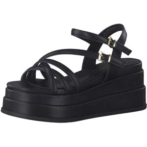 MARCO TOZZI Women's 2-2-88306-20 Wedge Sandals, black, 7 UK MARCO TOZZI Women's 2-2-88306-20 Wedge Sandals, black, 7 UK