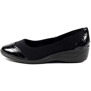 Lunar Natasha Elasticated Shoe 5 Black Lunar Natasha Elasticated Shoe 5 Black