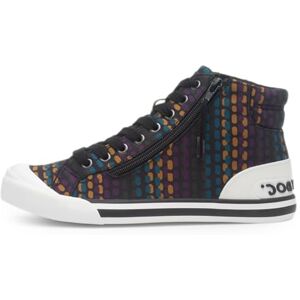 Rocket Dog Jazzin Hi Kathy Womens Multi Canvas Size 3 UK Multicolour Rocket Dog Jazzin Hi Kathy Womens Multi Canvas Size 3 UK Multicolour