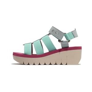Fly London YOJI198FLY Women's Sandal, Sky blue/spearmint/lilac Fly London YOJI198FLY Women's Sandal, Sky blue/spearmint/lilac