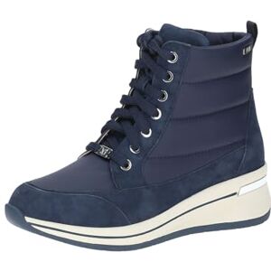 CAPRICE Comfort Women's high-top sneakers lined lace-up water-repellent, Blue (Ocean Comb), 5 UK CAPRICE Comfort Women's high-top sneakers lined lace-up water-repellent, Blue (Ocean Comb), 5 UK