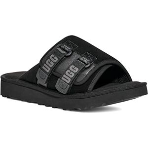 UGG Men's, Goldencoast Strap Slide, Slide, BLACK, UK7 UGG Men's, Goldencoast Strap Slide, Slide, BLACK, UK7