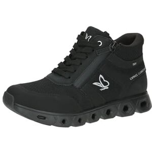 CAPRICE women's high-top sneakers Vegan water-repellent, Black (Black/Blk Sole), 6 UK CAPRICE women's high-top sneakers Vegan water-repellent, Black (Black/Blk Sole), 6 UK