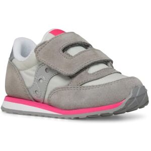 Saucony Originals Baby Jazz Hl Sneaker, Grey/Silver/Pink, 3 UK Child Saucony Originals Baby Jazz Hl Sneaker, Grey/Silver/Pink, 3 UK Child