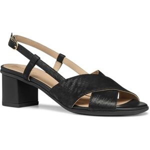 Geox D AURELY 50 A, Women’s Heeled Sandal, Black, Geox D AURELY 50 A, Women’s Heeled Sandal, Black,
