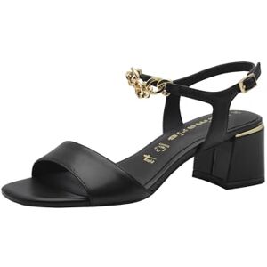 Tamaris Women's Block Heel Sandals, black, 6.5 UK Tamaris Women's Block Heel Sandals, black, 6.5 UK