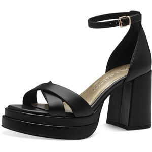 MARCO TOZZI Women's 2-28361-42 Heeled Sandal, Black, 7.5 MARCO TOZZI Women's 2-28361-42 Heeled Sandal, Black, 7.5