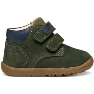 Geox Baby B MACCHIA BOY First Walker Shoe, DK Green/Navy, 6 UK Child Geox Baby B MACCHIA BOY First Walker Shoe, DK Green/Navy, 6 UK Child