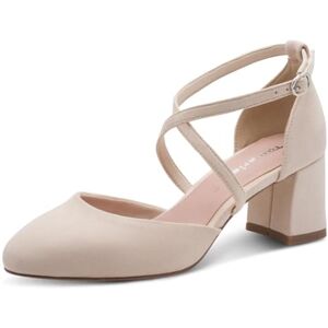 Tamaris Women's pumps with block heel beige 6.5 UK Tamaris Women's pumps with block heel beige 6.5 UK
