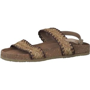 MARCO TOZZI Women's 2-28411-42 Heeled Sandal, Nature Comb, 5 MARCO TOZZI Women's 2-28411-42 Heeled Sandal, Nature Comb, 5
