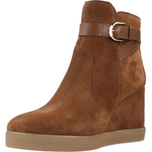 Geox Women's D Elidea Wedge AAnkle Boot, Dk Camel, 4 UK Geox Women's D Elidea Wedge AAnkle Boot, Dk Camel, 4 UK