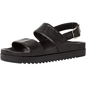 Tamaris Damen Damen 1-1-28402-28 003 38, Heeled Sandal, BLACK LEATHER, Tamaris Damen Damen 1-1-28402-28 003 38, Heeled Sandal, BLACK LEATHER,