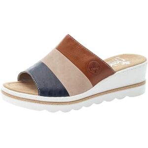 Rieker Women's 67492 Sandals, Blue Combination, 4 UK Rieker Women's 67492 Sandals, Blue Combination, 4 UK