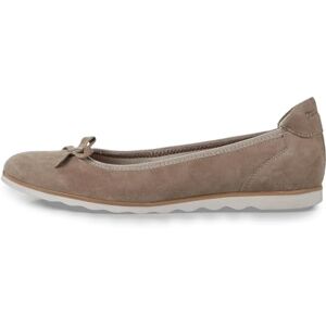 Tamaris Women's Ballerina-1-22128-42 Ballet Flats, Taupe, 5 UK Tamaris Women's Ballerina-1-22128-42 Ballet Flats, Taupe, 5 UK