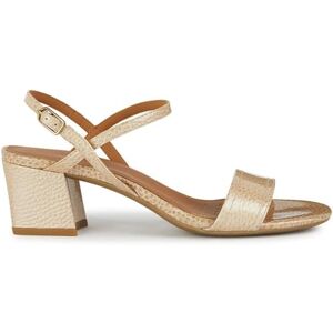 Geox Women's D New ERAKLIA 50 Heeled Sandal, DK Skin, 40 EU, Dk Skin, 7 UK Geox Women's D New ERAKLIA 50 Heeled Sandal, DK Skin, 40 EU, Dk Skin, 7 UK