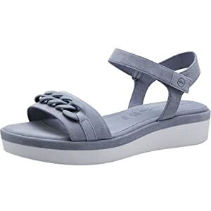Tamaris 1-1-28267-30 Women's Trainers Flat Sandal, Lt Blue Suede, 5 UK Tamaris 1-1-28267-30 Women's Trainers Flat Sandal, Lt Blue Suede, 5 UK