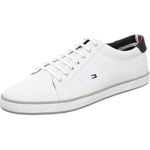 Tommy Hilfiger Men’s Vulcanised Trainers, White (White), 13 Tommy Hilfiger Men’s Vulcanised Trainers, White (White), 13
